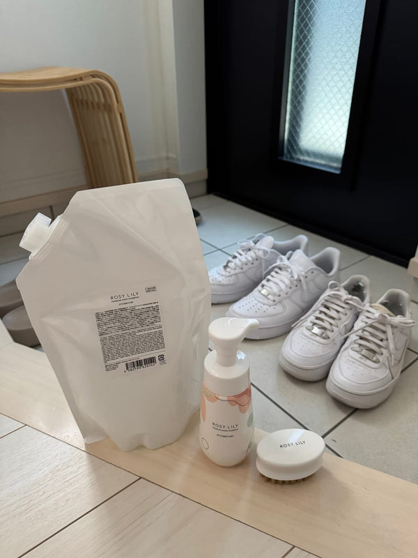 Customer photo of Premium Shoe Shampoo Refill pack 200ml (~6.76 fl oz)