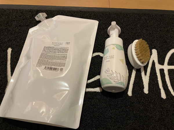Customer photo of Premium Shoe Shampoo Refill pack 200ml (~6.76 fl oz)